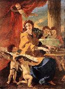 POUSSIN, Nicolas St Cecilia af oil on canvas